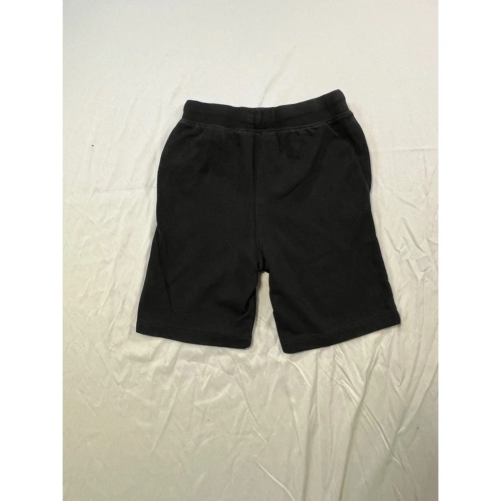 GAP Kids S Black Athletic Shorts Drawstring Logo Comfort Play Everyday Casual J7